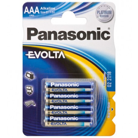 Panasonic LR03 4-BL EVOLTA Batteria monouso Mini Stilo AAA Alcalino (62304)
