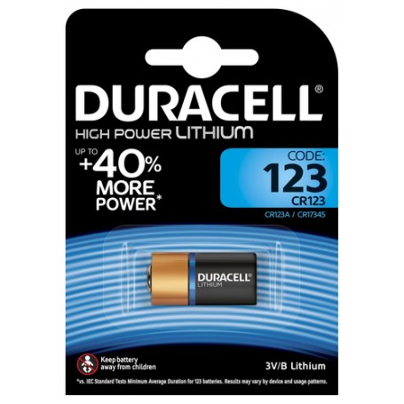 Duracell 123106 batteria per uso domestico Batteria monouso CR123A Litio (123106)