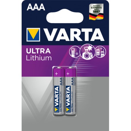 Varta 2x 1.5V AAA Batteria monouso Mini Stilo AAA Litio (06103 301 402)