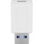 Goobay 55225 adattatore per inversione del genere dei cavi USB-C USB 3.0 (type A) Bianco (55225)