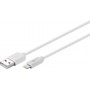 Goobay 54600 cavo Lightning 1 m Bianco (54600)