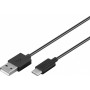 Goobay 45735 cavo USB 1 m USB 2.0 USB A USB C Nero (45735)