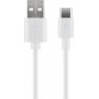 Goobay 45563 cavo USB 1 m USB 2.0 USB A USB C Bianco (45563)