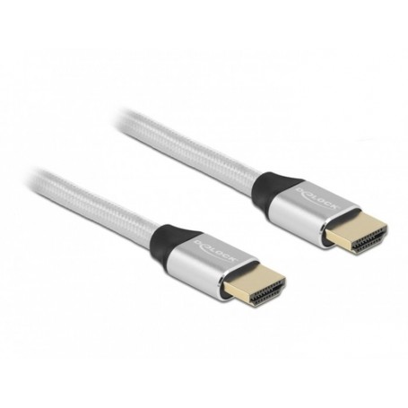 DeLOCK 85365 cavo HDMI 0,5 m HDMI tipo A (Standard) Argento (85365)