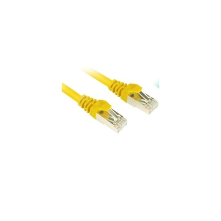 Sharkoon 1m Cat.6 S/FTP cavo di rete Giallo Cat6 S/FTP (S-STP) (4044951014774)