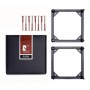 Noctua NA-SFMA1 ventola per PC Universale Kit di montaggio Nero 2 pz (NA-SFMA1)