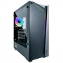 Azza APOLLO 430 Midi Tower Nero, Trasparente (CSAZ-430B-DF2)