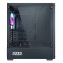 Azza APOLLO 430 Midi Tower Nero, Trasparente (CSAZ-430B-DF2)