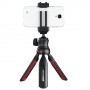Hama Solid II, 21B treppiede Smartphone/macchina fotografica digitale 3 gamba/gambe Nero, Rosso (4635)