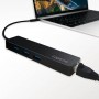 LogiLink UA0313 hub di interfaccia USB 3.2 Gen 1 (3.1 Gen 1) Type-C 5000 Mbit/s Nero (UA0313)