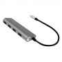 LogiLink UA0309 hub di interfaccia USB 3.2 Gen 1 (3.1 Gen 1) Type-C 5000 Mbit/s Grigio (UA0309)