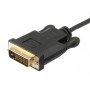 Equip 133468 cavo e adattatore video 1,8 m USB tipo-C DVI-D Nero (133468)