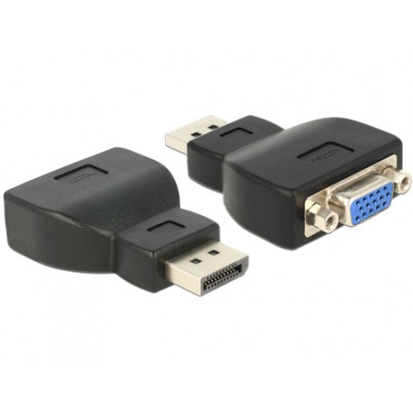 DeLOCK 65567 adattatore per inversione del genere dei cavi DisplayPort VGA Nero (65567)
