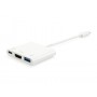 Equip 133461 hub di interfaccia USB 3.2 Gen 1 (3.1 Gen 1) Type-C Bianco (133461)