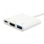 Equip 133461 hub di interfaccia USB 3.2 Gen 1 (3.1 Gen 1) Type-C Bianco (133461)