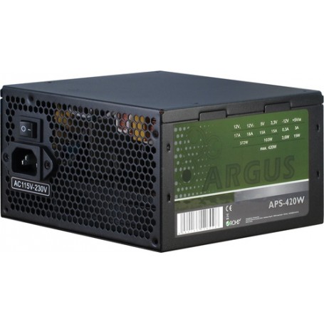 Inter-Tech Argus APS alimentatore per computer 420 W 20+4 pin ATX ATX Nero (88882116)