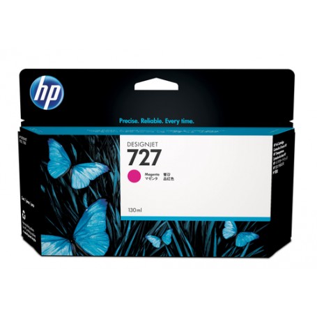 HP 727 130-ml Magenta DesignJet Ink Cartridge cartuccia d'inchiostro 1 pz Originale (B3P20A)