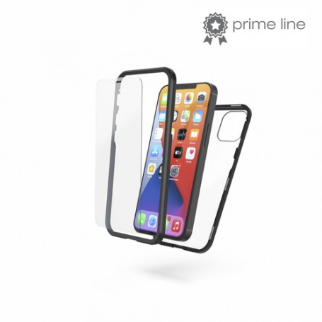 Hama Magnetic+Glass+Display Glass custodia per cellulare 15,5 cm (6.1") Cover Nero, Trasparente (00196760)