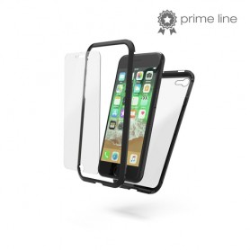Hama Magnetic+Glass+Display Glass custodia per cellulare 11,9 cm (4.7") Cover Nero, Trasparente (188765)