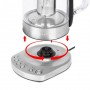 ProfiCook PC-WKS 1167G teiera in vetro per la preparazione del tè 1,5 L 2200 W Bacca, Acciaio inossidabile (501167)
