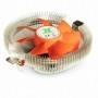 Inter-Tech 88885555 ventola per PC Processore Refrigeratore 8 cm Alluminio, Arancione (88885555)