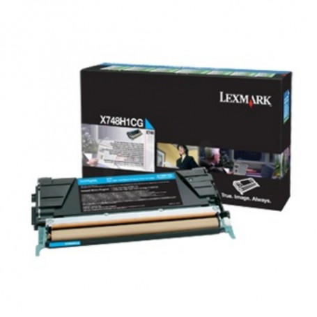 Lexmark X748H3CG cartuccia toner 1 pz Originale Ciano (X748H3CG)