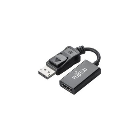 Fujitsu S26391-F6055-L212 cavo e adattatore video 0,15 m DisplayPort 1.2 HDMI 2.0 Nero (S26391-F6055-L212)