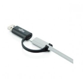 Fujitsu S26391-F6058-L102 adattatore per inversione del genere dei cavi USB A USB C Nero (S26391-F6058-L102)