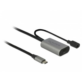 DeLOCK 85392 cavo USB 5 m USB 3.2 Gen 1 (3.1 Gen 1) USB C Nero, Grigio (85392)