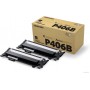 Samsung CLT-P406B 2-pack Black Toner Cartridges cartuccia toner 2 pz Originale (SU374A)