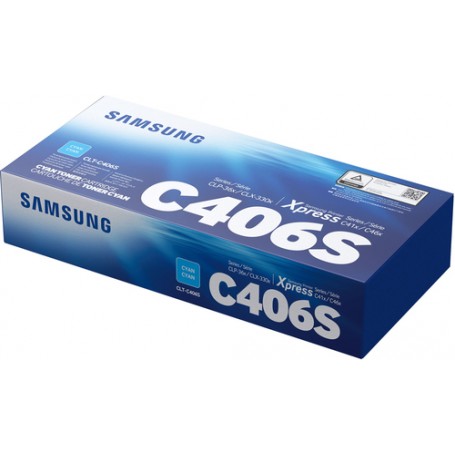 Samsung CLT-C406S Cyan Toner Cartridge cartuccia toner 1 pz Originale (ST984A)