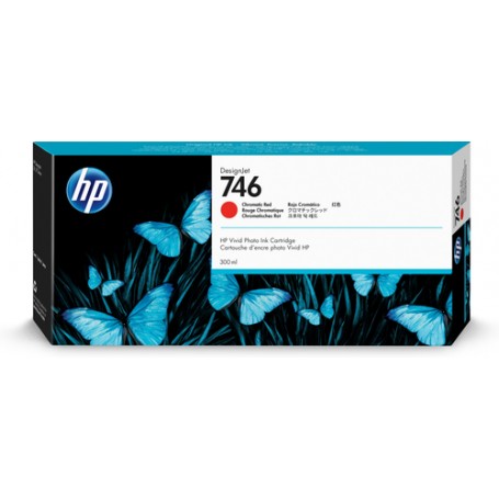 HP 746 300-ml Chromatic Red DesignJet Ink Cartridge cartuccia d'inchiostro 1 pz Originale (P2V81A)