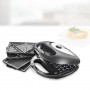 Unold 48356 piastra per waffle 3 waffle 1000 W Nero, Acciaio inossidabile (48356)