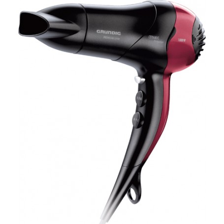 Grundig GML7700 asciuga capelli 1800 W Nero, Rosso (GML7700)