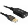 DeLOCK 15m USB 2.0 cavo USB Nero (82689)