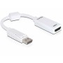 DeLOCK 61767 cavo e adattatore video 0,125 m DisplayPort HDMI tipo A (Standard) Bianco (61767)