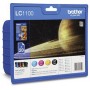 Brother LC1100 Value-Pack + 20x BP71 cartuccia d'inchiostro 4 pz Originale Resa standard Nero, Ciano, Magenta, Gi (LC1100VB1PDR)