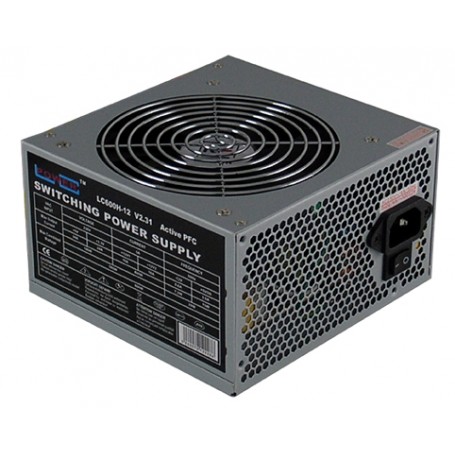 LC-Power LC600H-12 V2.31 alimentatore per computer 600 W 20+4 pin ATX ATX Nero (LC600H-12 V2.31)
