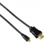 Hama HDMI 2m cavo HDMI HDMI tipo A (Standard) HDMI tipo D (Micro) Nero (74240)