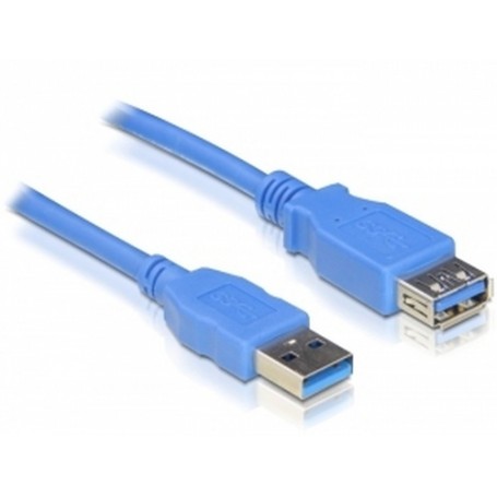 DeLOCK USB 3.0-A male-female - 5m cavo USB USB A Blu (82541)