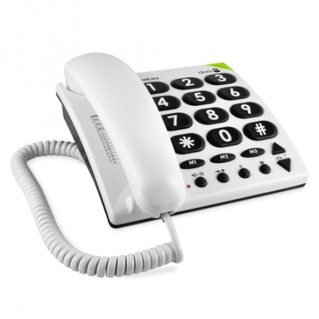 Doro PhoneEasy 311c Telefono analogico Bianco (380000)