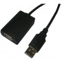 LogiLink USB 2.0 Repeater Cable - 5.0m cavo USB 5 m USB A (UA0001A)