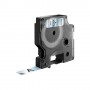 DYMO D1 Standard - Black on Transparent - 12mm nastro per etichettatrice Nero trasparente (S0720500)