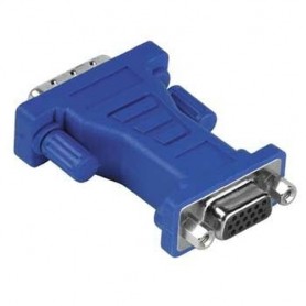 Hama Adapter DVI Analogue Male Plug - 15-pin HDD Female Jack HDMI Blu (45073)