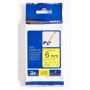 Brother TZe-FX611 nastro per etichettatrice Nero su giallo (TZEFX611)
