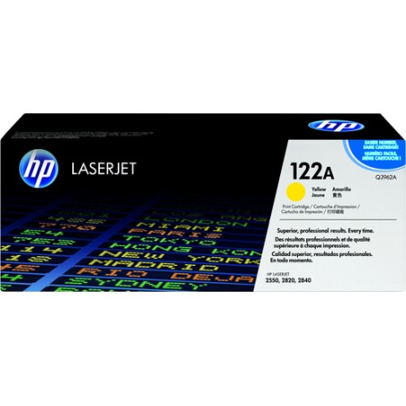 HP 122A Yellow Original LaserJet Toner Cartridge cartuccia toner 1 pz Originale Giallo (Q3962A)