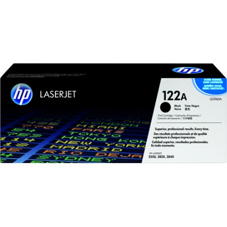 HP 122A Black Original LaserJet Toner Cartridge cartuccia toner 1 pz Originale Nero (Q3960A)