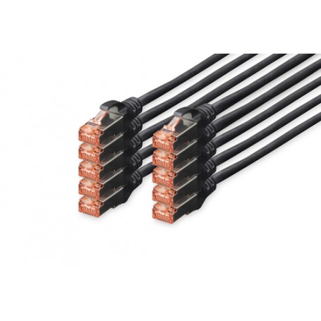 Digitus DK-1644-020-BL-10 cavo di rete Nero 2 m Cat6 S/FTP (S-STP) (DK-1644-020-BL-10)