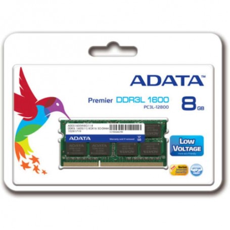 ADATA ADDS1600W8G11-S memoria 8 GB 1 x 8 GB DDR3L 1600 MHz (ADDS1600W8G11-S)