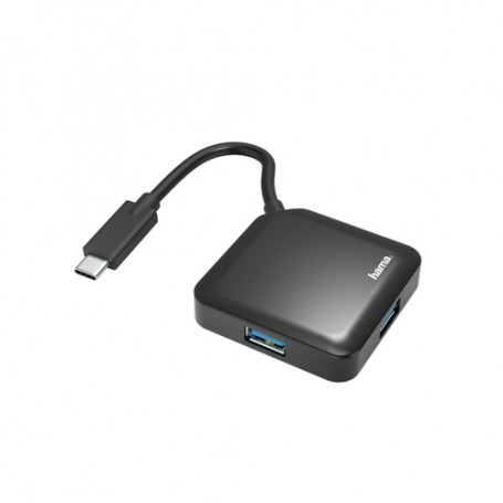 Hama 00200112 hub di interfaccia USB 3.2 Gen 1 (3.1 Gen 1) Type-C 5000 Mbit/s Nero (00200112)